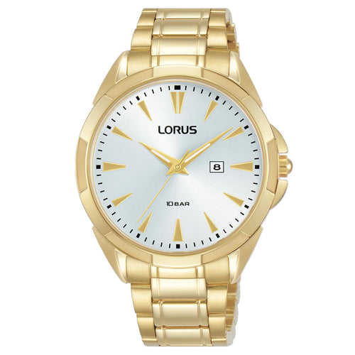 Lorus Ladies Gold Tone White Dial Bracelet Watch RJ262BX9