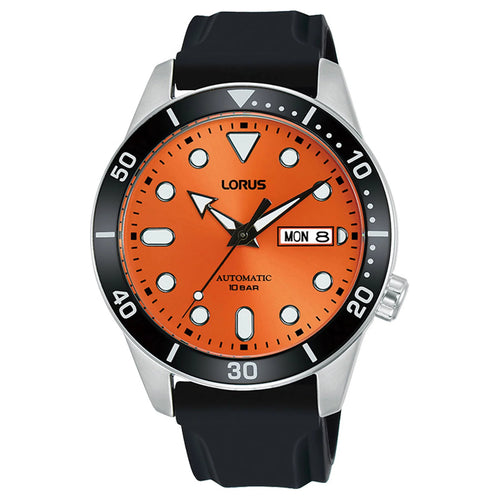 Lorus Gents Orange Dial Divers Style Automatic Watch RL453AX9