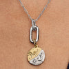 Sun and Moon Medallion Charm