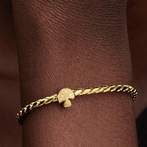 Textured Mushroom Mini Charm