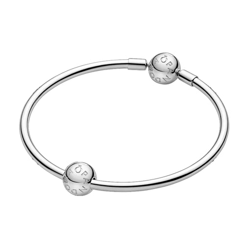 Silver Logo Clip Charm