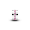 PINK SPARKLING ROW CLIP CHARM