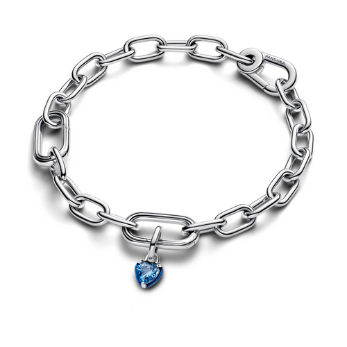 PANDORA ME BLUE CHAKRA HEART MINI DANGLE CHARM