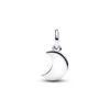 CRESCENT MOON DOUBLE DANGLE CHARM
