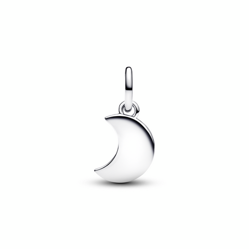 CRESCENT MOON DOUBLE DANGLE CHARM