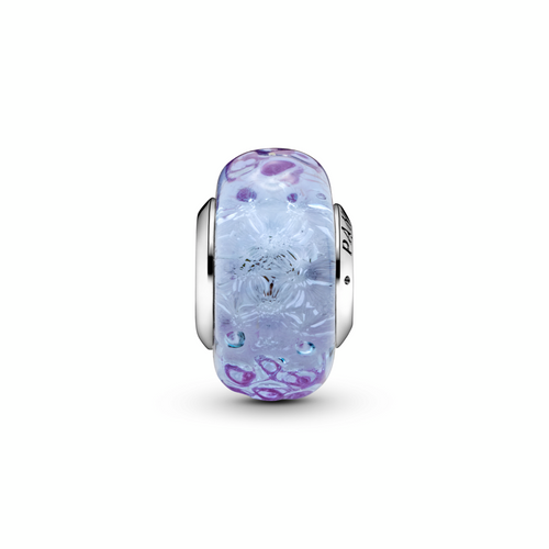 WAVY LAVENDER MURANO CHARM