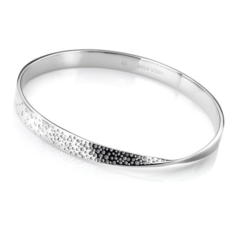 Hot Diamonds Silver Quest Twist Bangle DC168