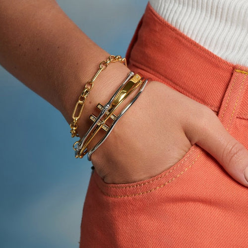 Hot Diamonds Tasha Ghouri Bamboo Bangle DC200