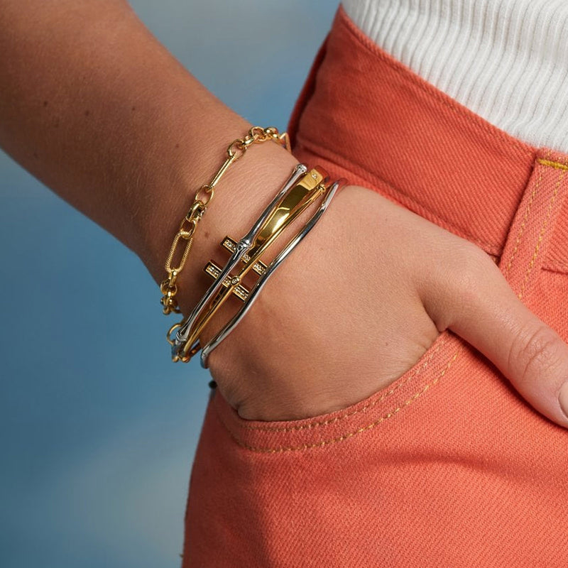 Hot Diamonds Tasha Ghouri Bamboo Bangle DC200