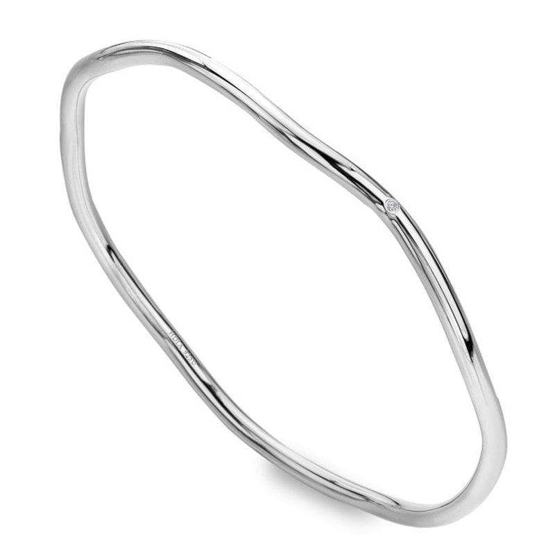 Hot Diamonds Tasha Ghouri Wave Bangle DC201