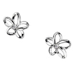 Hot Diamonds Sterling Silver Natural Flower Stud Earrings DE248