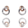 Hot Diamonds Silver Eternal Earrings with Rose Gold Accents DE309