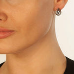 Hot Diamonds Faith Teardrop Rose Gold Plated Accents Earrings DE529
