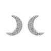 Hot Diamonds Sterling Silver Striking Crescent Stud Earrings DE553