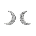 Hot Diamonds Sterling Silver Striking Crescent Stud Earrings DE553