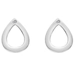 Hot Diamonds Silver Amulet Teardrop Earrings DE615