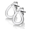 Hot Diamonds Silver Amulet Teardrop Earrings DE615