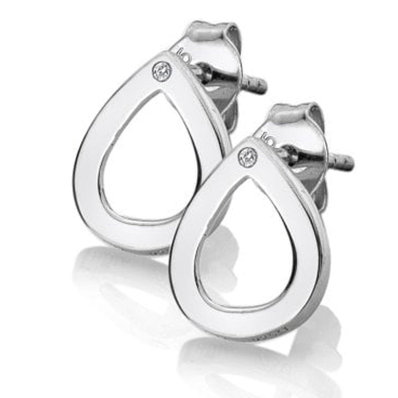 Hot Diamonds Silver Amulet Teardrop Earrings DE615