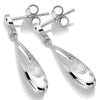 Hot Diamonds Silver Quest Teardrop Earrings DE648