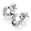 Hot Diamonds Silver Quest Circle Stud Earrings DE650