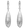Hot Diamonds Sterling Silver Quest Filigree Teardrop Earrings DE655