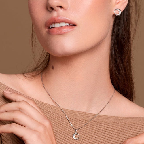 Hot Diamonds Silver Celestial Stud Earrings DE686
