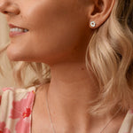 Hot Diamonds Silver Amulets Circle Earrings DE709