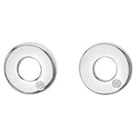 Hot Diamonds Silver Amulets Circle Earrings DE709