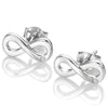 Hot Diamonds Silver Amulets Infinity Earrings DE710