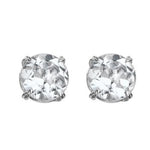 Hot Diamonds Silver White Topaz Solitaire Earrings DE728