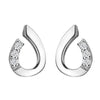 Hot Diamonds Silver Teardrop Earrings DE729