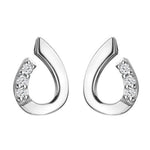 Hot Diamonds Silver Teardrop Earrings DE729