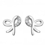 Hot Diamonds Ribbon Bow Stud Earrings DE730