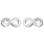 Hot Diamonds Silver Infinity Earrings DE731