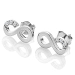 Hot Diamonds Silver Infinity Earrings DE731