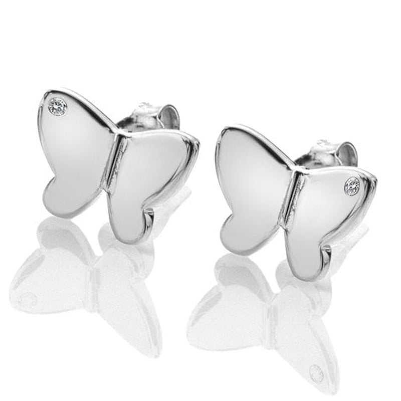 Hot Diamonds Silver Flutter Stud Earrings DE732