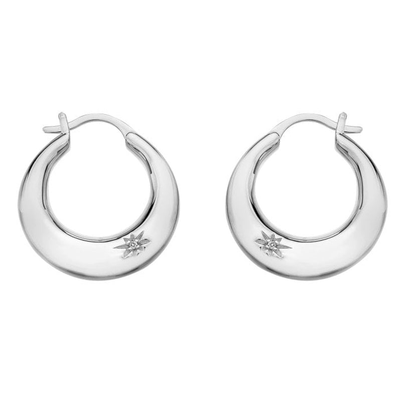 Hot Diamonds Sterling Silver Soul Statement Earrings DE794