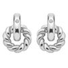 Hot Diamonds Silver Willow Rope Earrings DE804