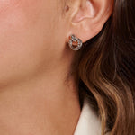Hot Diamonds Silver Willow Rope Earrings DE805