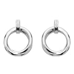 Hot Diamonds Silver Aura Stud Earrings DE824