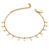 Hot Diamonds Tasha Ghouri Gold Tone Leaf Droplet Bracelet DL687