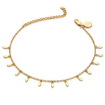 Hot Diamonds Tasha Ghouri Gold Tone Leaf Droplet Bracelet DL687