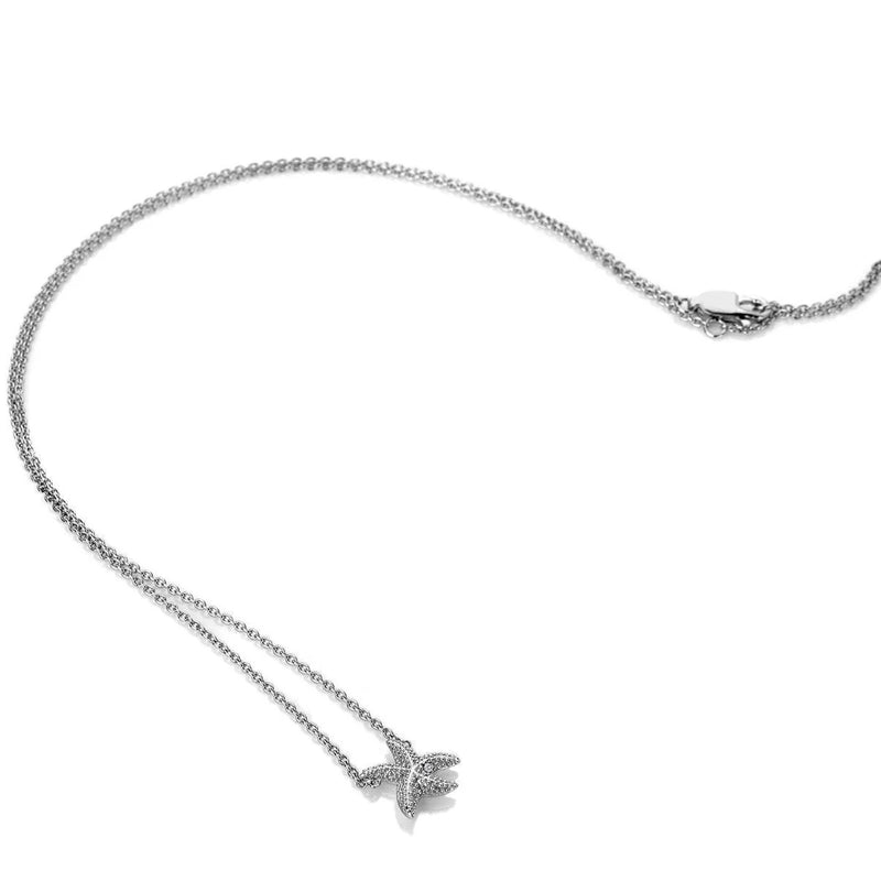 Hot Diamonds Eternal Love Sterling Silver Starfish Necklace DN134