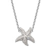 Hot Diamonds Eternal Love Sterling Silver Starfish Necklace DN134