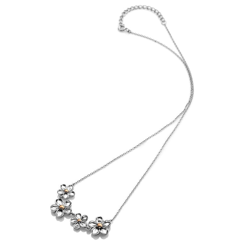 Hot Diamonds Forget Me Not Sterling Silver Necklace DN140