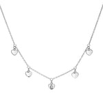 Hot Diamonds Sterling Silver Heart Choker Necklace DN160