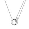 Hot Diamonds Sterling Silver Willow Rope Necklace DN210