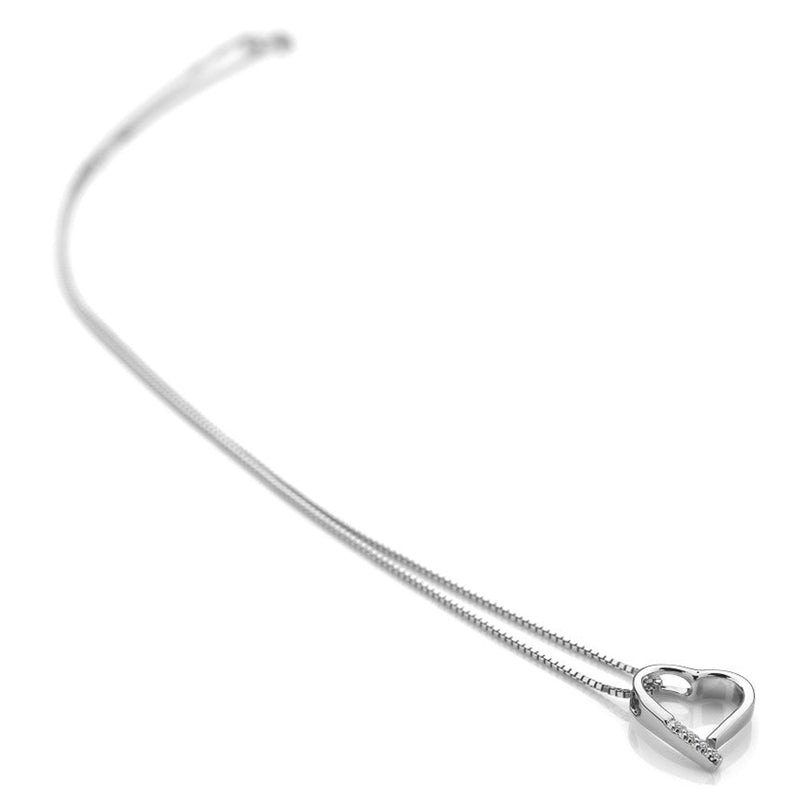 Hot Diamonds Sterling Silver Romantic Heart Pendant DP100