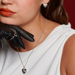 Hot Diamonds Sterling Silver Essence Heart Pendant Necklace DP1029