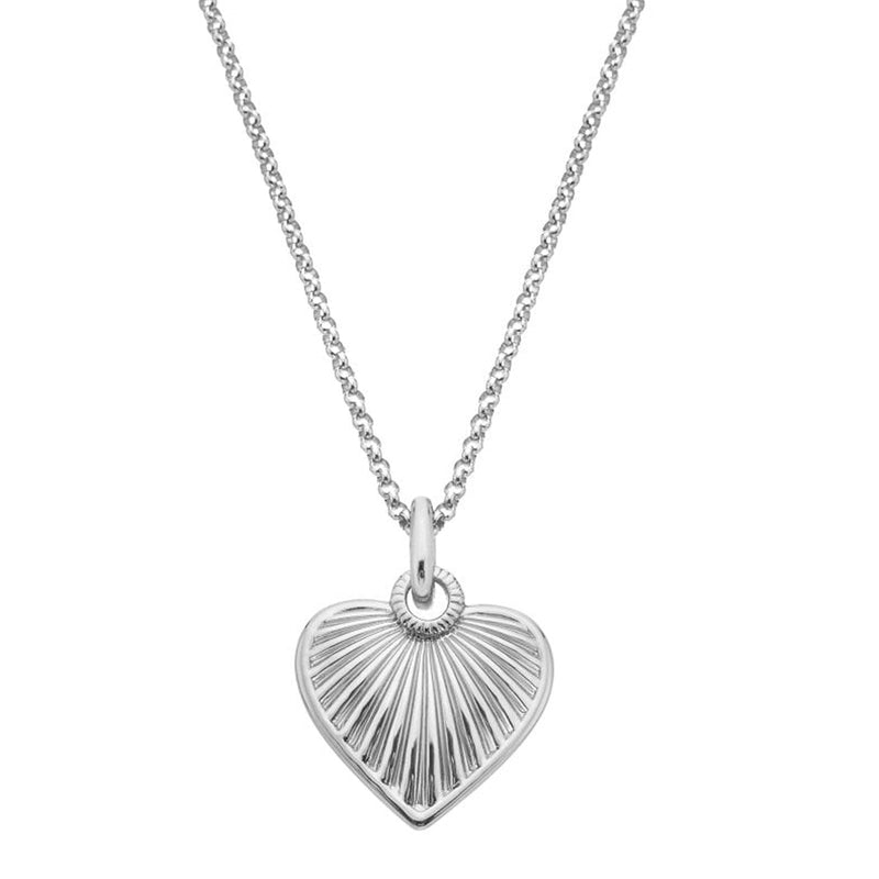 Hot Diamonds Sterling Silver Essence Heart Pendant Necklace DP1029